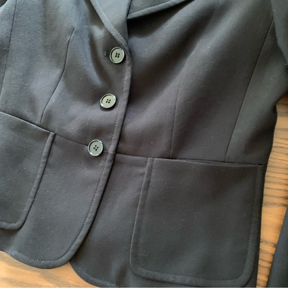 Talbots Black Blazer Women’s 10 Button Closure - Picture 4 of 11